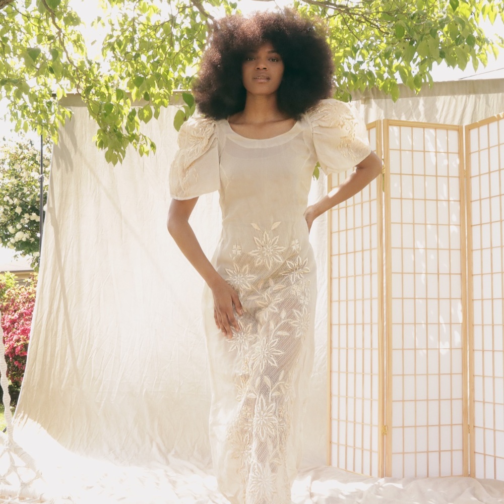 Handmade Restored Vintage Lace Dress